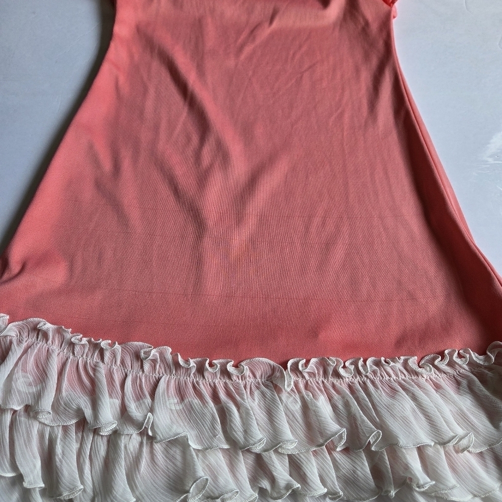 Girl's Paper Doll Layered Ruffle Dress - Picture 5 of 8